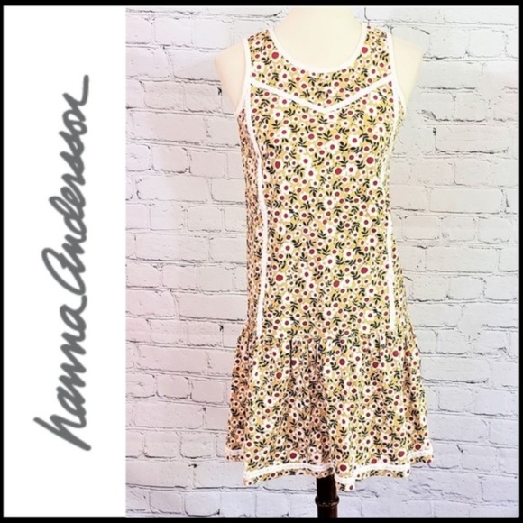 HANNA ANDERSSON Girls' Cotton Poppy Sun Dress, 12 - Picture 1 of 5